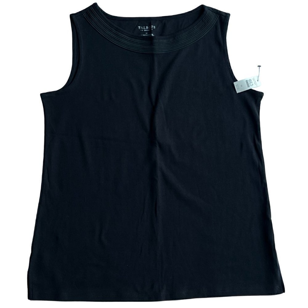 Talbots Women's Black Tank, 1X